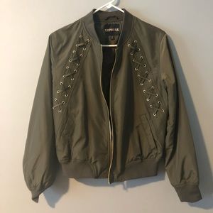 Green Express jacket - lightweight and never worn